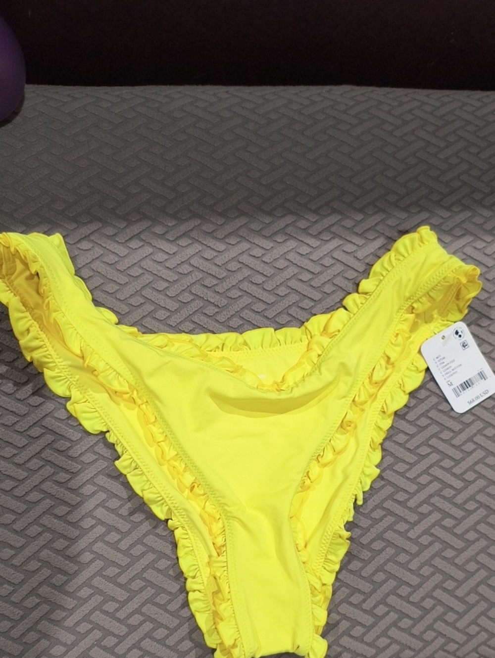New Yellow Toast Bikini Bottoms